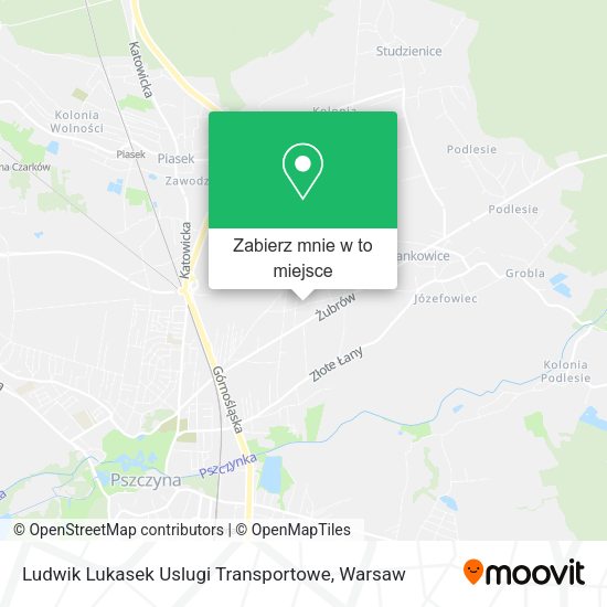 Mapa Ludwik Lukasek Uslugi Transportowe