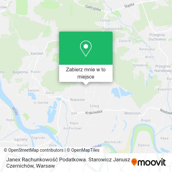 Mapa Janex Rachunkowość Podatkowa. Starowicz Janusz Czernichów