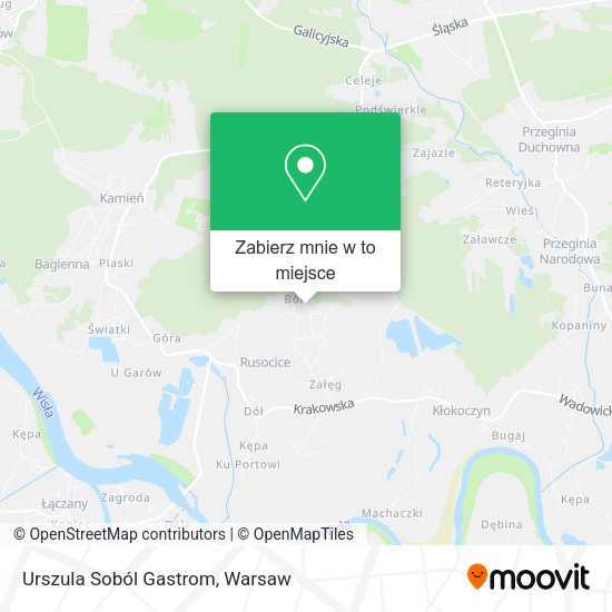 Mapa Urszula Soból Gastrom