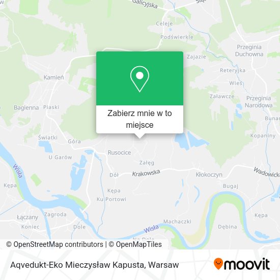 Mapa Aqvedukt-Eko Mieczysław Kapusta