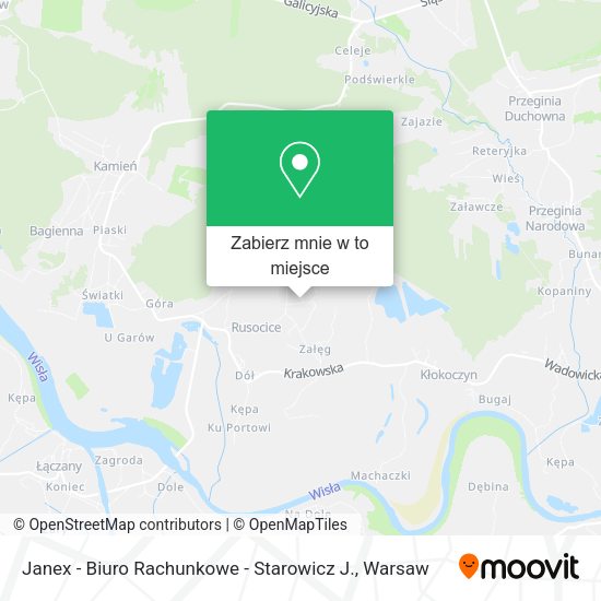 Mapa Janex - Biuro Rachunkowe - Starowicz J.