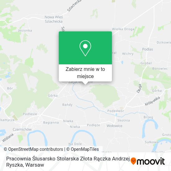 Mapa Pracownia Ślusarsko Stolarska Złota Rączka Andrzej Ryszka