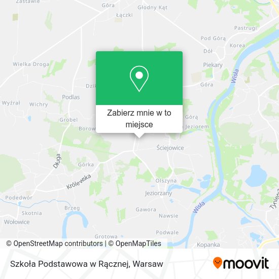 Mapa Szkoła Podstawowa w Rącznej