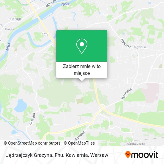 Mapa Jędrzejczyk Grażyna. Fhu. Kawiarnia