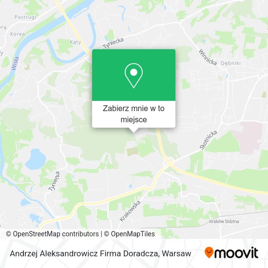 Mapa Andrzej Aleksandrowicz Firma Doradcza