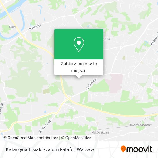 Mapa Katarzyna Lisiak Szalom Falafel