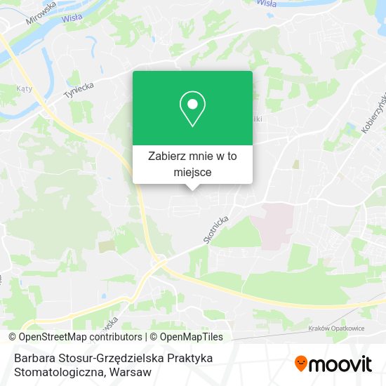 Mapa Barbara Stosur-Grzędzielska Praktyka Stomatologiczna