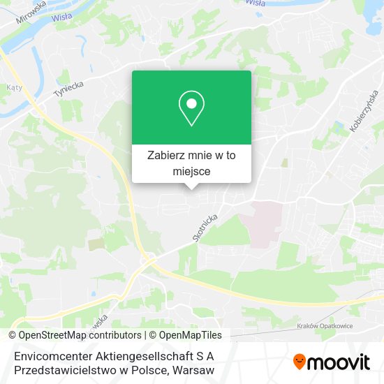 Mapa Envicomcenter Aktiengesellschaft S A Przedstawicielstwo w Polsce