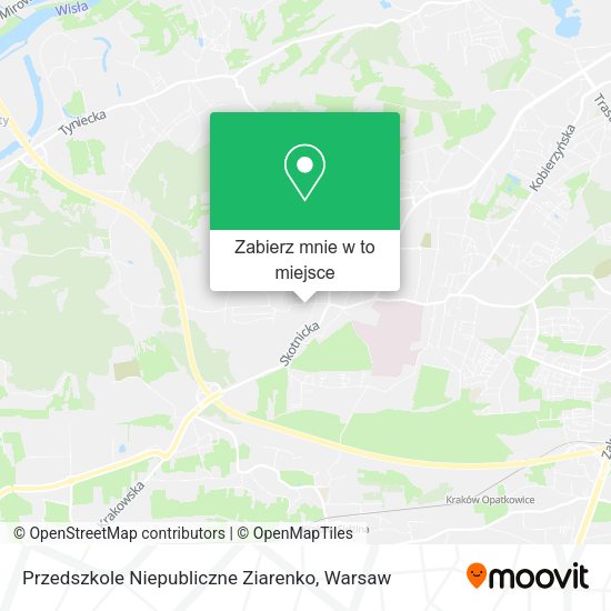 Mapa Przedszkole Niepubliczne Ziarenko