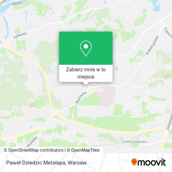 Mapa Paweł Dziedzic Metalspa