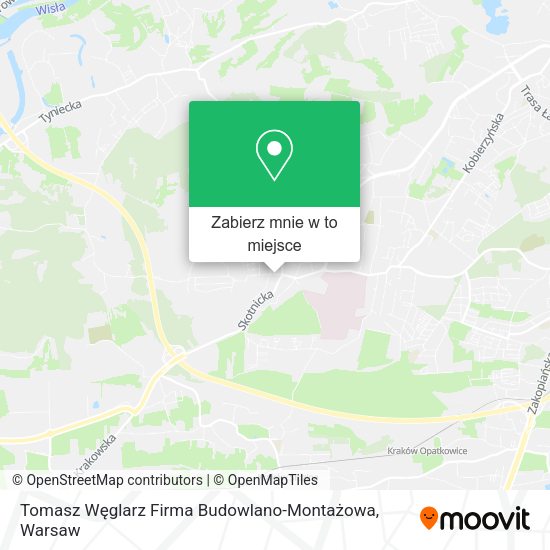 Mapa Tomasz Węglarz Firma Budowlano-Montażowa