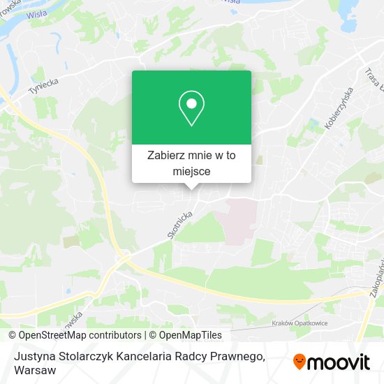 Mapa Justyna Stolarczyk Kancelaria Radcy Prawnego