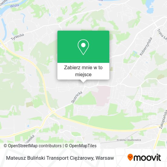 Mapa Mateusz Buliński Transport Ciężarowy