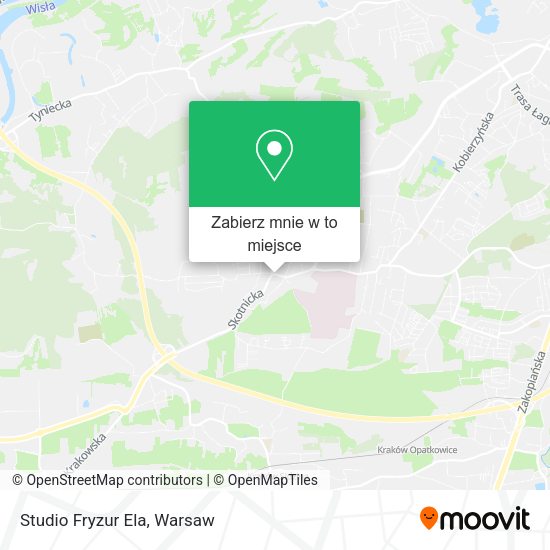 Mapa Studio Fryzur Ela