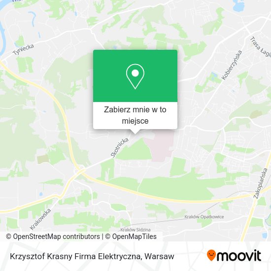 Mapa Krzysztof Krasny Firma Elektryczna