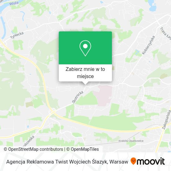 Mapa Agencja Reklamowa Twist Wojciech Ślazyk