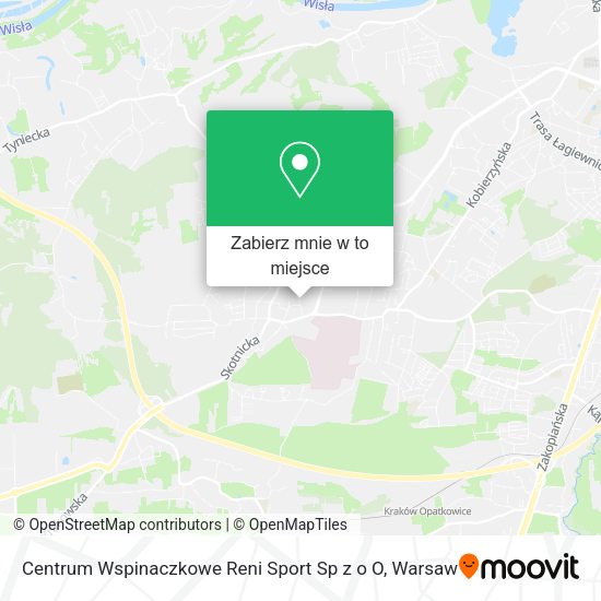 Mapa Centrum Wspinaczkowe Reni Sport Sp z o O