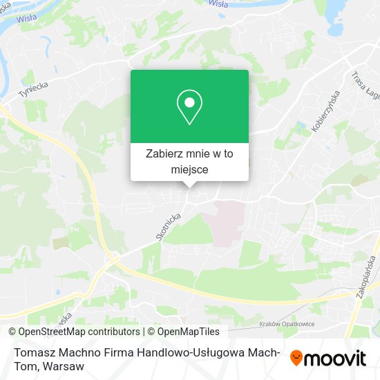 Mapa Tomasz Machno Firma Handlowo-Usługowa Mach-Tom