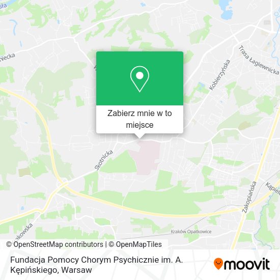 Mapa Fundacja Pomocy Chorym Psychicznie im. A. Kępińskiego