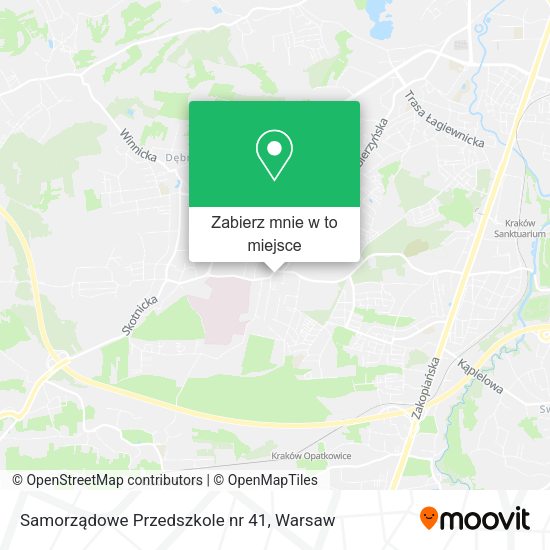 Mapa Samorządowe Przedszkole nr 41