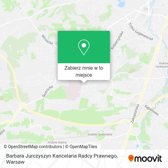 Mapa Barbara Jurczyszyn Kancelaria Radcy Prawnego