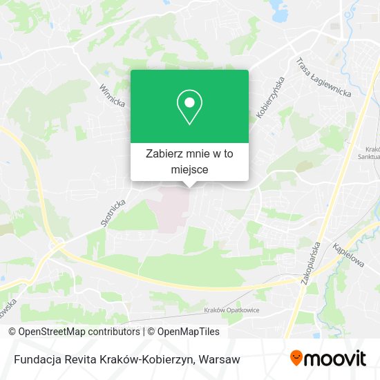 Mapa Fundacja Revita Kraków-Kobierzyn