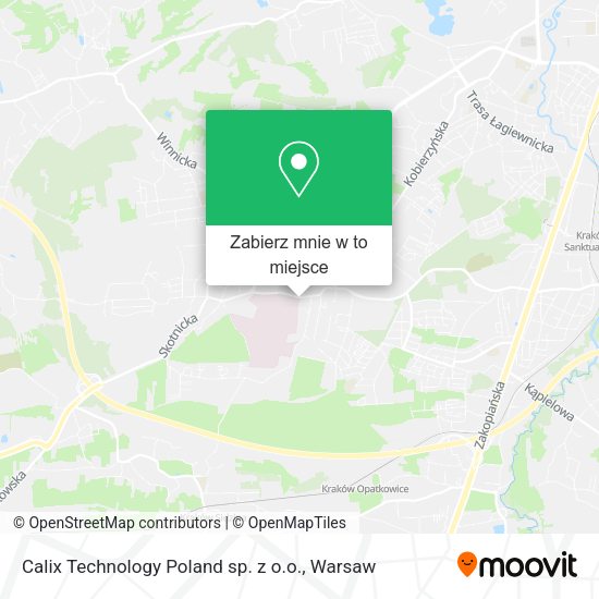 Mapa Calix Technology Poland sp. z o.o.