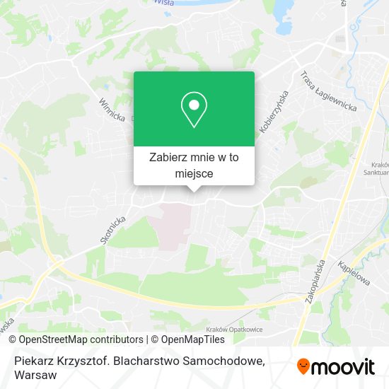 Mapa Piekarz Krzysztof. Blacharstwo Samochodowe