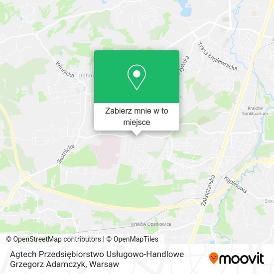 Mapa Agtech Przedsiębiorstwo Usługowo-Handlowe Grzegorz Adamczyk