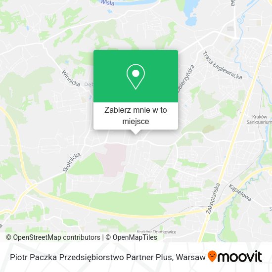 Mapa Piotr Paczka Przedsiębiorstwo Partner Plus