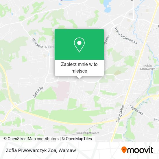 Mapa Zofia Piwowarczyk Zoa