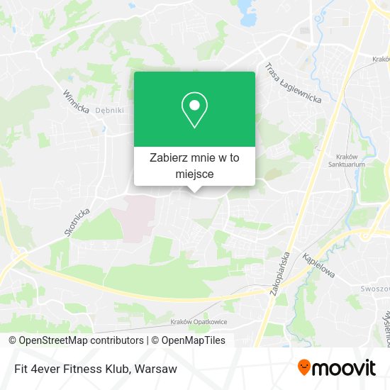 Mapa Fit 4ever Fitness Klub