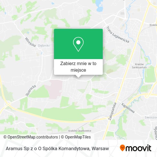 Mapa Aramus Sp z o O Spólka Komandytowa