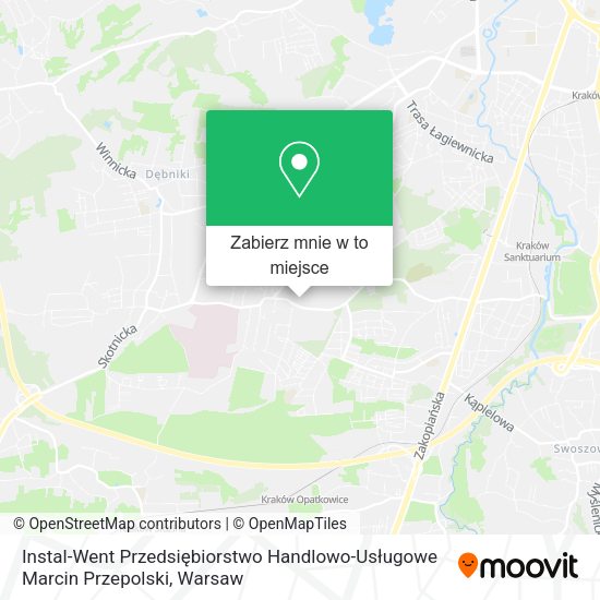 Mapa Instal-Went Przedsiębiorstwo Handlowo-Usługowe Marcin Przepolski