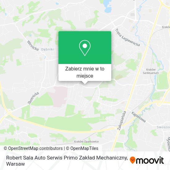 Mapa Robert Sala Auto Serwis Primo Zakład Mechaniczny