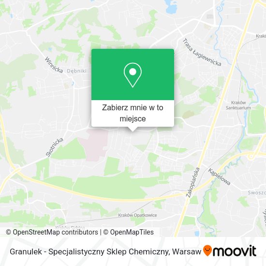 Mapa Granulek - Specjalistyczny Sklep Chemiczny