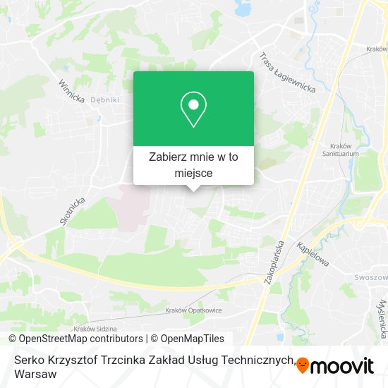 Mapa Serko Krzysztof Trzcinka Zakład Usług Technicznych