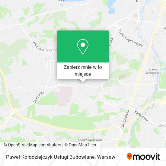 Mapa Paweł Kołodziejczyk Usługi Budowlane