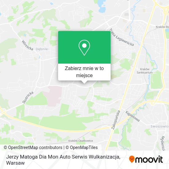 Mapa Jerzy Matoga Dia Mon Auto Serwis Wulkanizacja