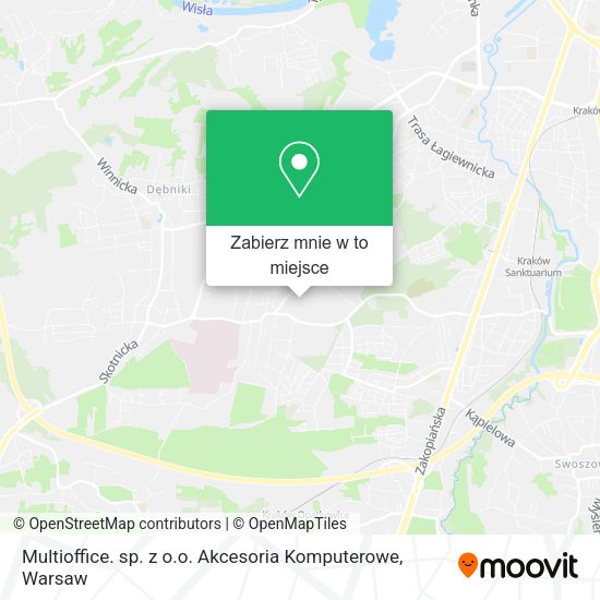 Mapa Multioffice. sp. z o.o. Akcesoria Komputerowe
