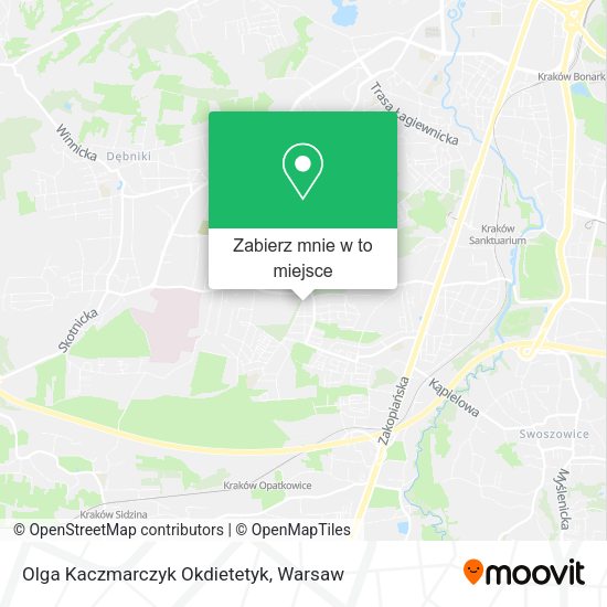 Mapa Olga Kaczmarczyk Okdietetyk