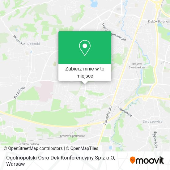 Mapa Ogolnopolski Osro Dek Konferencyjny Sp z o O