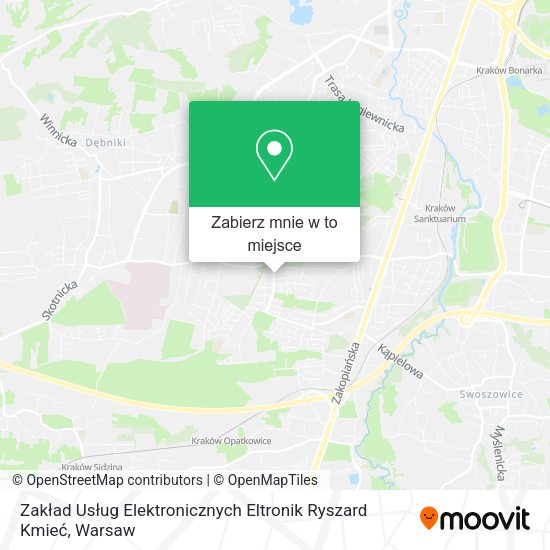 Mapa Zakład Usług Elektronicznych Eltronik Ryszard Kmieć