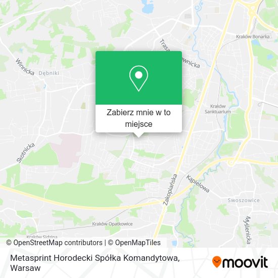 Mapa Metasprint Horodecki Spółka Komandytowa