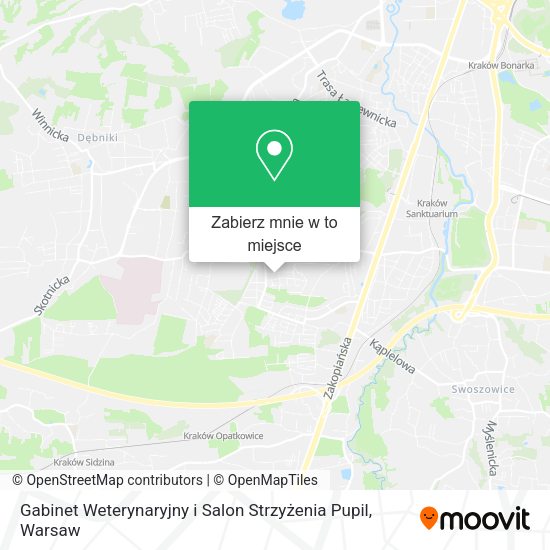 Mapa Gabinet Weterynaryjny i Salon Strzyżenia Pupil