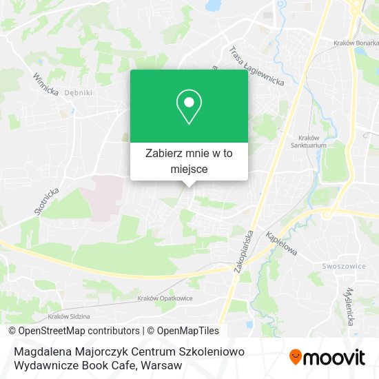 Mapa Magdalena Majorczyk Centrum Szkoleniowo Wydawnicze Book Cafe