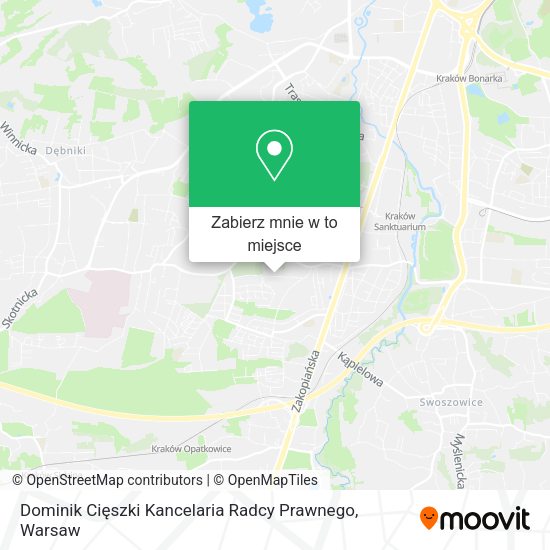 Mapa Dominik Cięszki Kancelaria Radcy Prawnego