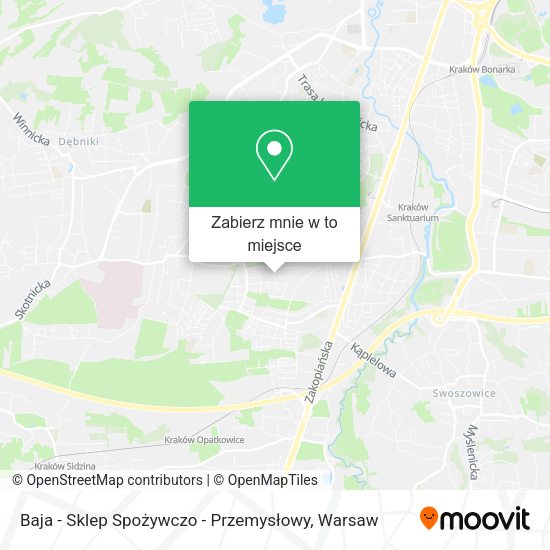 Mapa Baja - Sklep Spożywczo - Przemysłowy