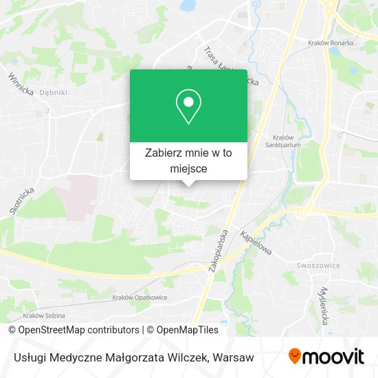 Mapa Usługi Medyczne Małgorzata Wilczek