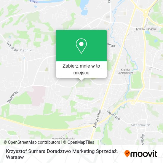 Mapa Krzysztof Sumara Doradztwo Marketing Sprzedaż